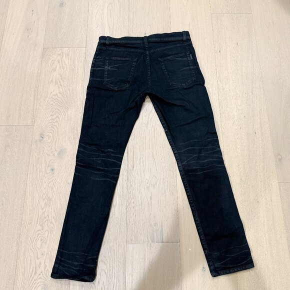 SAINT LAURENT D21 SLIM FIT MEDIUM WAIST MEN'S JEANS 32 D21 W/SL-MW - Picture 3 of 16